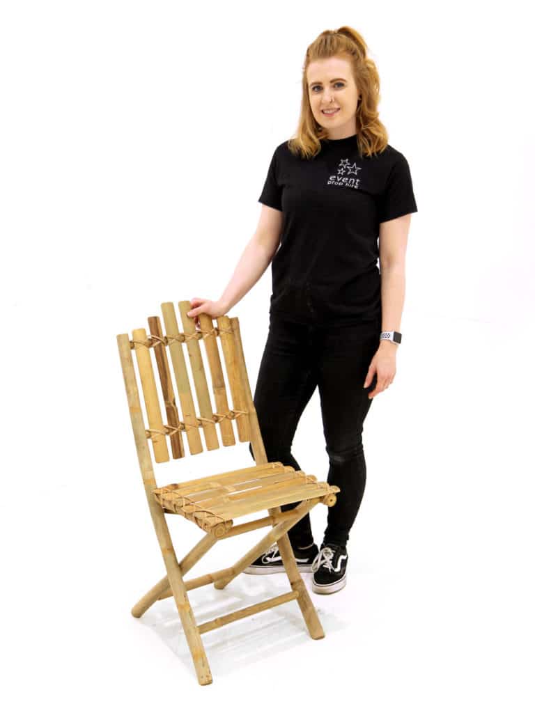 Bamboo Deck Chair Eph Creative Event Prop Hire