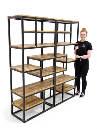 Industrial Style Shelving Unit EPH Creative Event Prop Hire