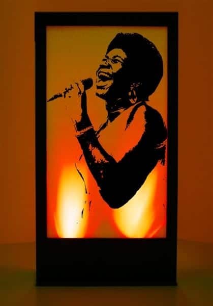 Aretha Franklin Silhouette Panel #1 | EPH Creative - Event Prop Hire