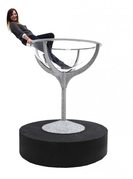 Burlesque Dancers Martini Glass Eph Creative Event Prop Hire