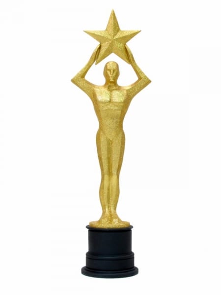 Gold Star Award Statue | EPH Creative - Event Prop Hire