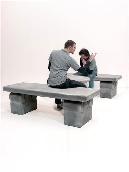 Stone Table and Bench Set