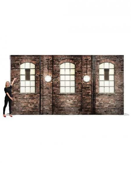 Industrial Brick Wall Backdrop (6m x 3m)