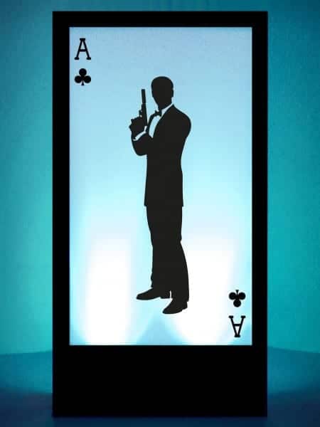 Ace of Clubs Silhouette Panel