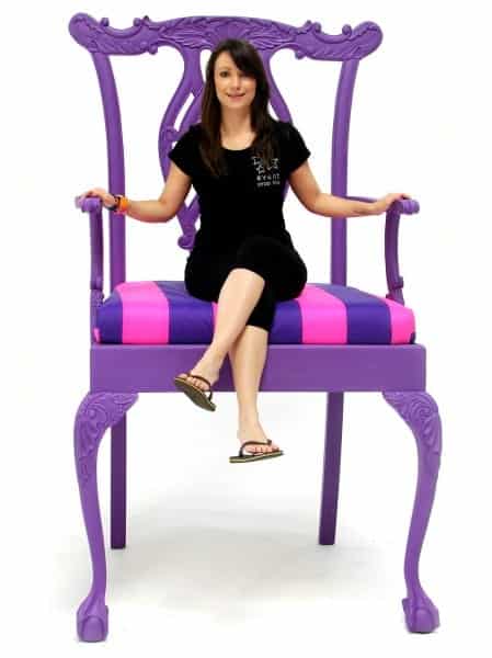 Giant Purple Dining Chair  EPH Creative - Event Prop Hire