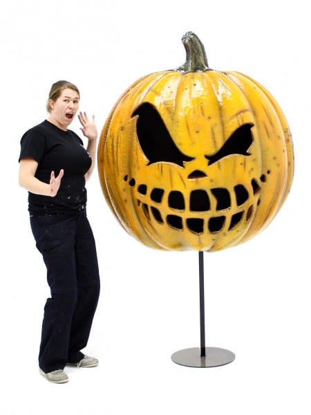 Evil Lit Giant Pumpkin