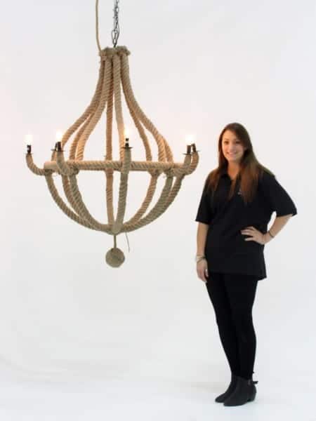 Large Rope Chandelier