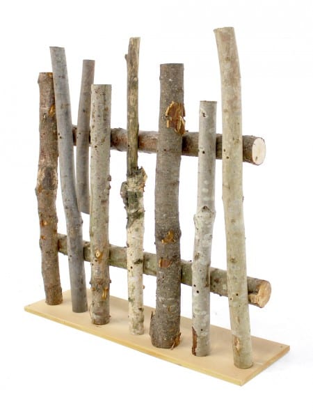 Rustic Log Fence section (small)