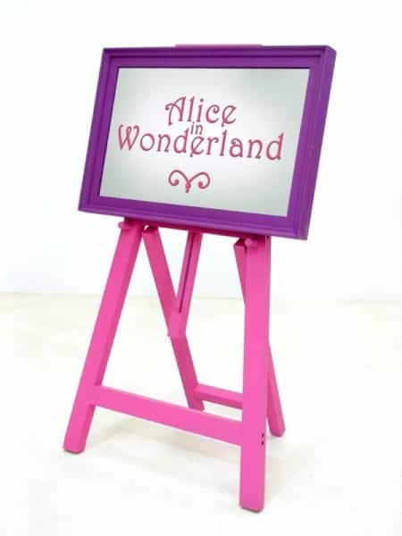 Alice in Wonderland Welcome Sign