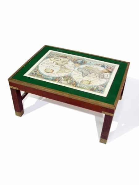 Antique World Map Table #1