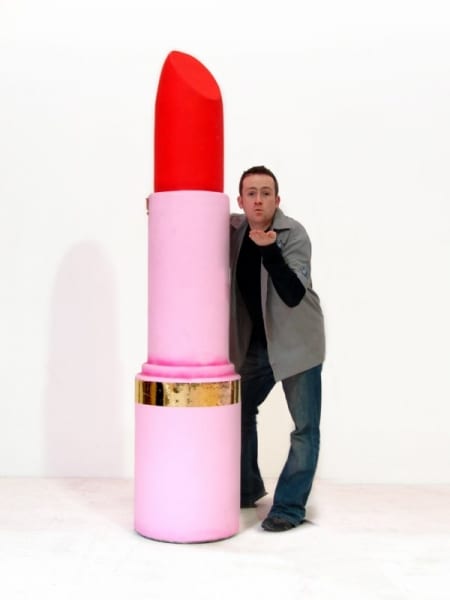Giant Lipstick Prop (Red & Pink)