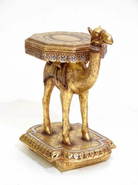 Gold Camel Side Table