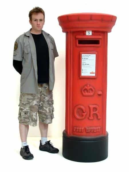 British Post Box Prop