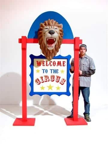 Circus Welcome Sign