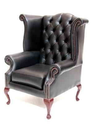 Black Wingback Armchair | EPH Creative - Event Prop Hire