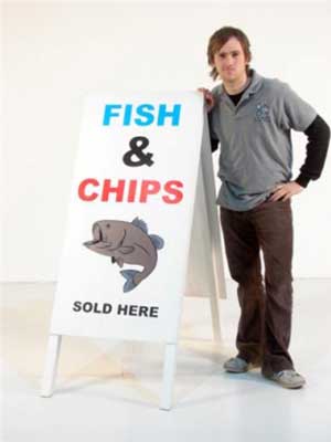 Fish & Chips Sign