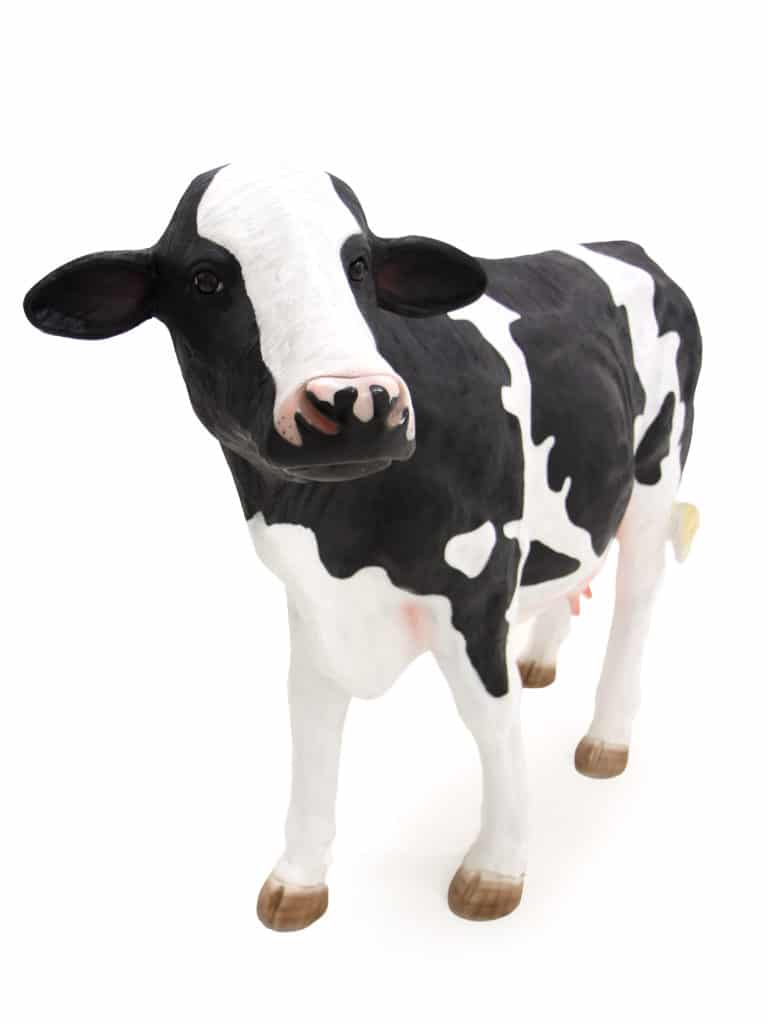 Black & White Cow - 1.4m | EPH Creative - Event Prop Hire