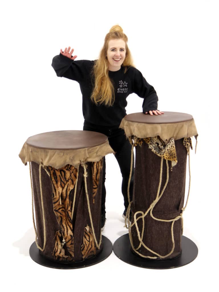 Jungle Drum 2 Set EPH Creative Event Prop Hire