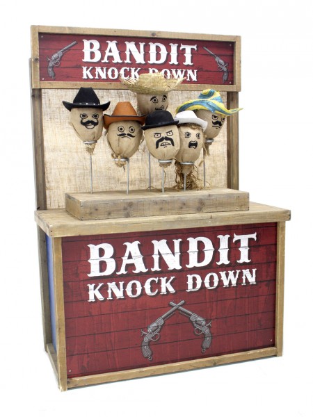 Bandit Knock Down Wild West Game