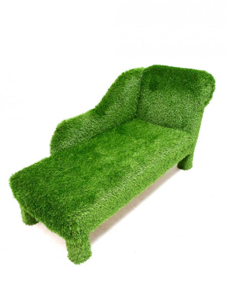 Grass Covered Chaise Longue