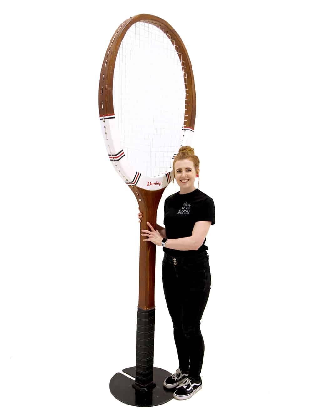 Giant Wooden Tennis Racket