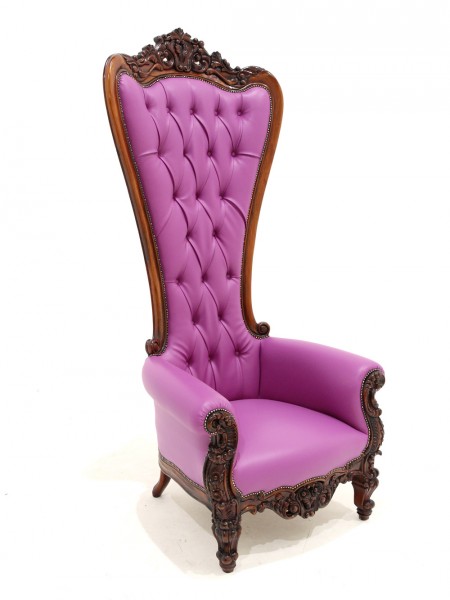 High Back Chair Purple