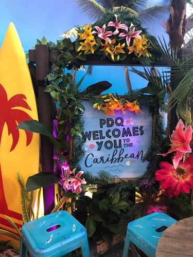 Caribbean Welcome Sign  EPH Creative - Event Prop Hire