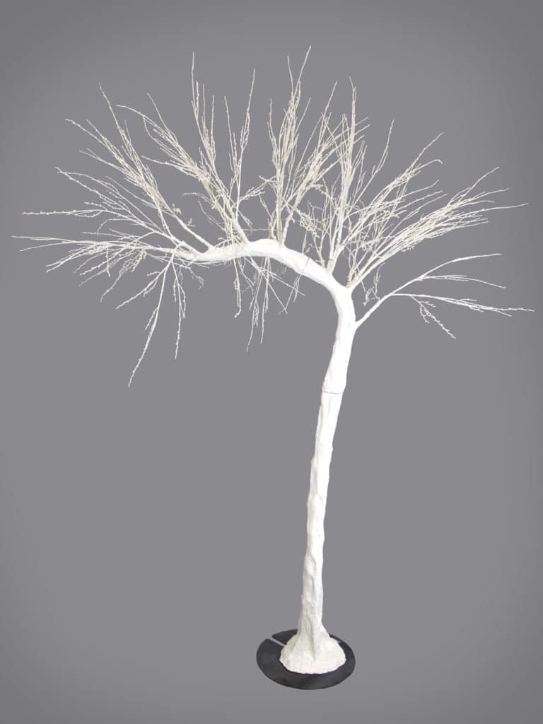 Half Arch Tree - White (3.5M) | EPH Creative - Event Prop Hire