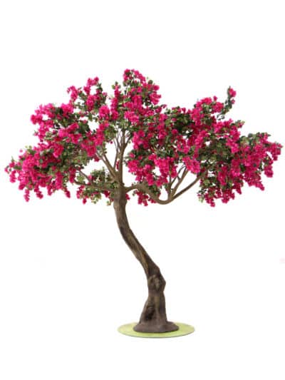 Twisted Trunk Tree (2.8m) - Bougainvillea | EPH Creative - Event Prop Hire