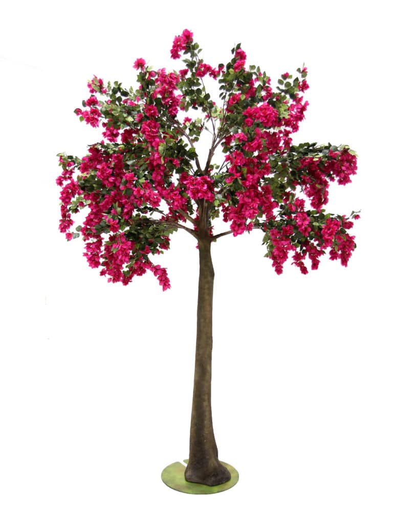 Medium Trunk Tree (2.8m) - Bougainvillea | EPH Creative - Event Prop Hire