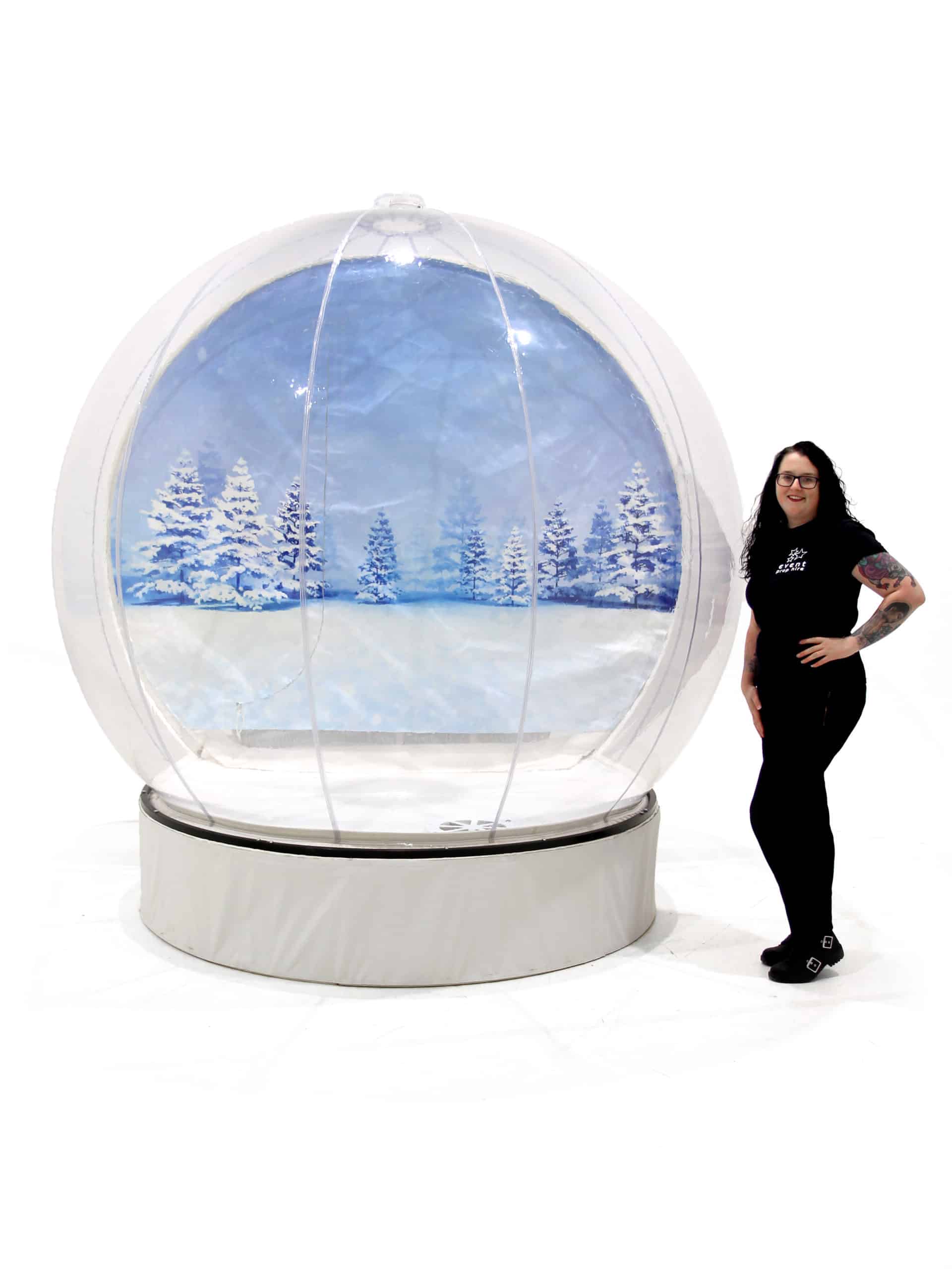 DIY Giant Snow Globe
