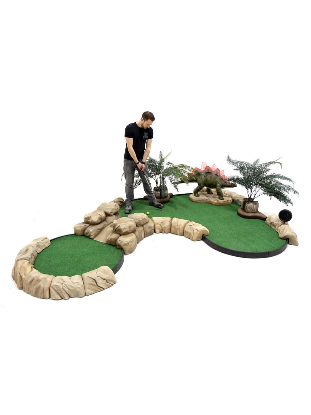 Dinosaur Golf Course – HOLE D – Stegosaurus Savanna