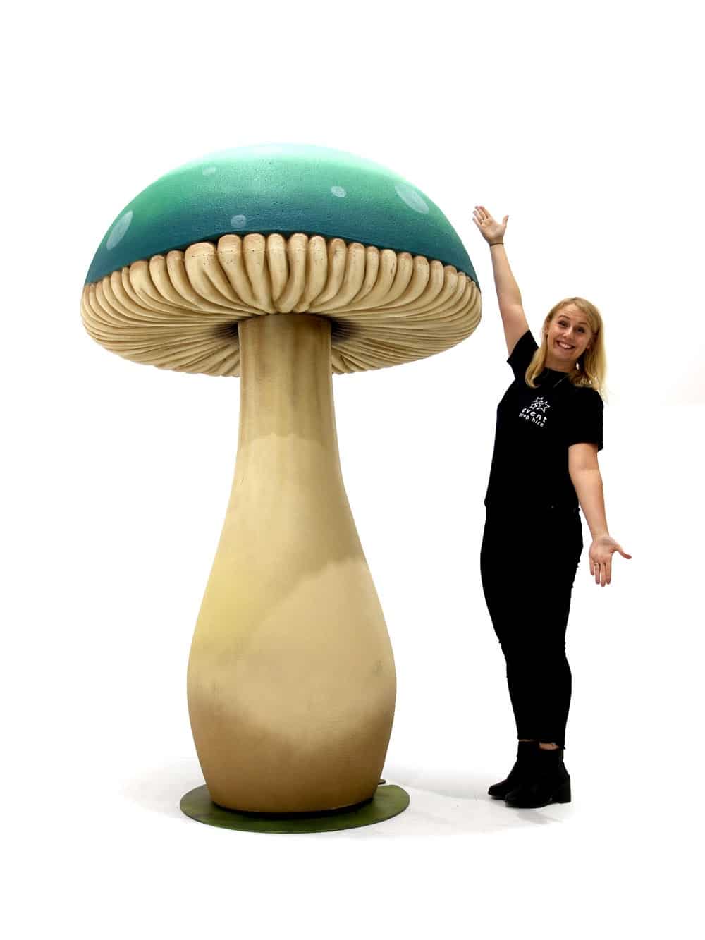 Giant Flat Cap Mushroom – Green – Large