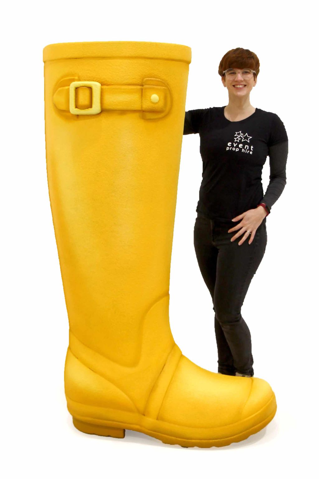 Giant Yellow Welly Boot (Right)