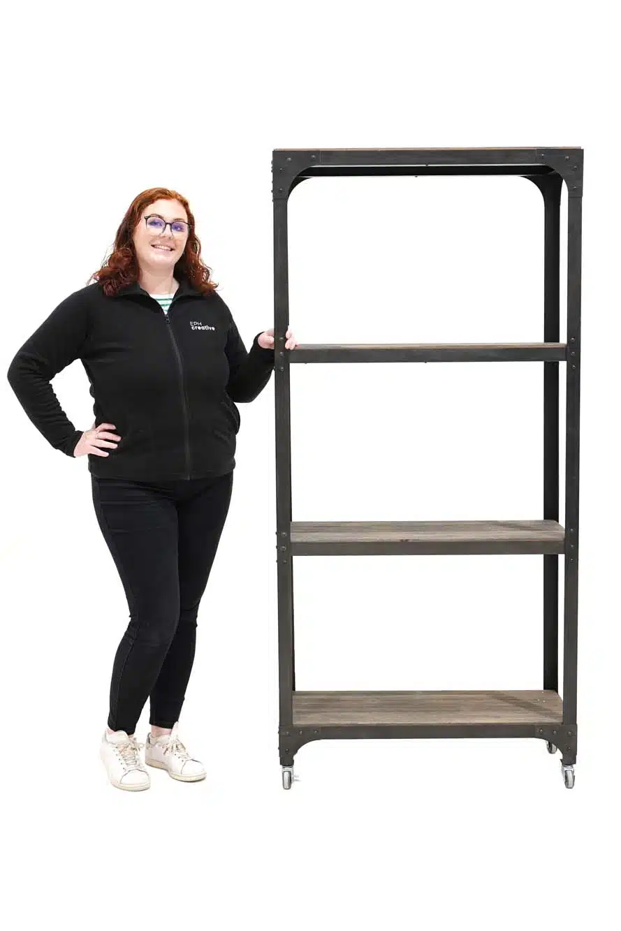 Metal Shelving Unit On Wheels EPH Creative Event Prop Hire   SN13188 Metal Shelving Unit On Wheels Event Prop Hire EPH Creative 394 Optimised .webp