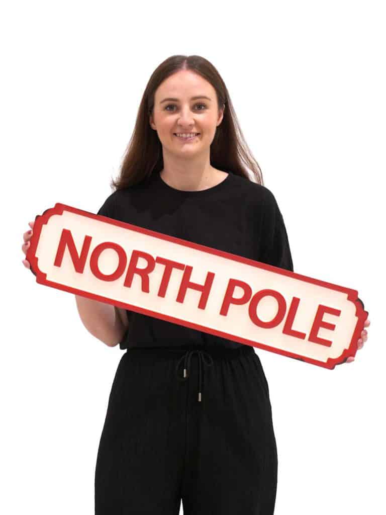 SN13940 _Metal Sign - North Pole - 71cm_event_prop_hire_EPH_Creative_170 copy _optimised